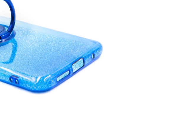 Силіконовий чохол SP Shine для Xiaomi Redmi Note 9/Redmi 9T/Poco M3 4G blue ring for magnet