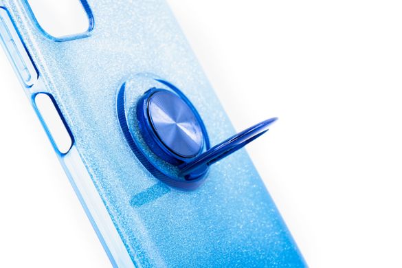 Силіконовий чохол SP Shine для Xiaomi Redmi Note 9/Redmi 9T/Poco M3 4G blue ring for magnet