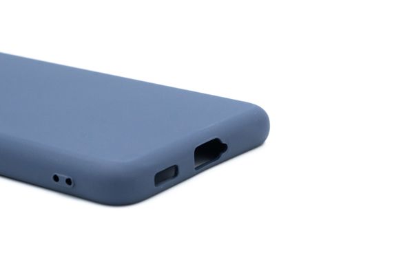 Силіконовий чохол Full Cover для Samsung S21 midnight blue Full Camera без logo