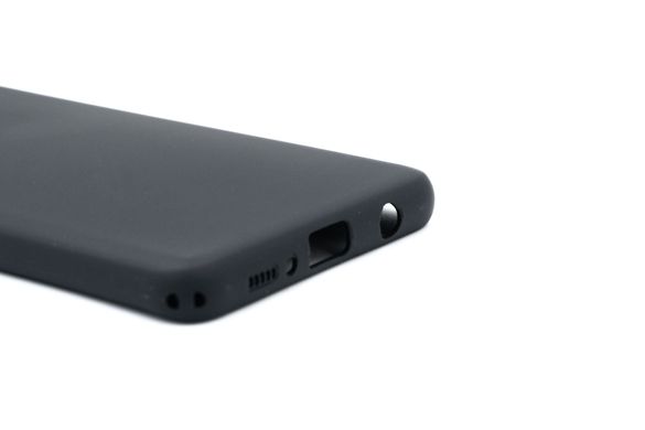Силиконовый чехол Full Cover для Samsung S10+ black Full Camera без logo