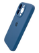 Силіконовий чохол Full Cover для iPhone 15 Pro blue cobalt Full camera