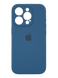 Силіконовий чохол Full Cover для iPhone 15 Pro blue cobalt Full camera