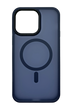 Чохол Fibra Metal Buttons with MagSafe для iPhone 14 Pro deep navy