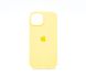 Силіконовий чохол Full Cover для iPhone 15 new yellow