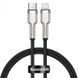 USB кабель Baseus Cafule Metal Type-C to Lightning PD 20W 2m black