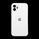 Силіконовий чохол Full Cover для iPhone 12 white Full Camera
