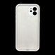 Силіконовий чохол Full Cover для iPhone 12 white Full Camera