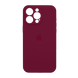 Силиконовый чехол Full Cover для iPhone 14 Pro Max marsala Full Camera