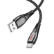 USB кабель HOCO U133 Monte charging data cable Type-C 1,2 m Black