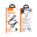 USB кабель HOCO U133 Monte charging data cable Type-C 1,2 m Black