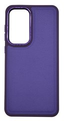 Силіконовий чохол Leather Case Classic для Samsung S24 + violet