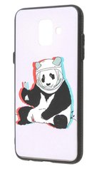 Накладка Pic для Samsung A8 2018 Panda
