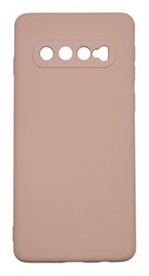Силиконовый чехол WAVE Colorful для Samsung S10 pink sand Full Camera (TPU)
