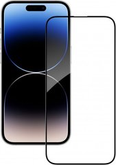 Захисне 3D Curved скло для iPhone 14 Pro black Glasscove