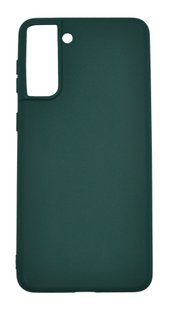 Силиконовый чехол Soft Feel для Samsung S21+/S30+ forest green Candy