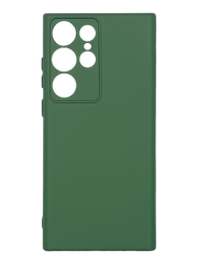 Силіконовий чохол Full Cover для Samsung S23 Ultra dark green Full Camera без logo