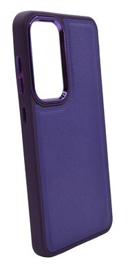 Силиконовый чехол Leather Case Classic для Samsung S24+ violet