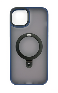 Чехол WIWU Magnetic Stand для iPhone 15 Plus blue ZMM-010