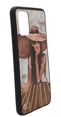 Накладка Print Art case для Samsung A02S beauty art дівчинка 9 (капелюх, фужер)