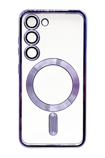 Чохол WAVE Metal Color with MagSafe для Samsung S23 deep purple Full Camera
