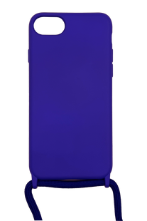 Силиконовый чехол WAVE Lanyard для iPhone 7/8 ultramarine (TPU)