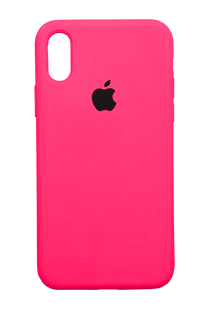 Силіконовий чохол Full Cover для iPhone XR fluoriscence pink