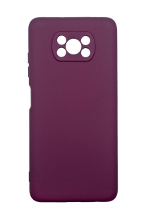 Силіконовий чохол Full Soft для Xiaomi Poco X3 NFC marsala Full Camera