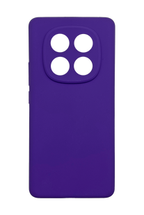 Силиконовый чехол Softy для Xiaomi Redmi Note 14 Pro 4G violet Full Camera с микрофиброй