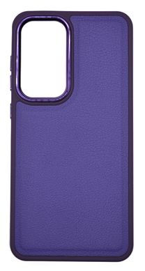 Силиконовый чехол Leather Case Classic для Samsung S24+ violet