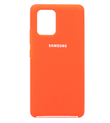 Силиконовый чехол Full Cover для Samsung S10 Lite red