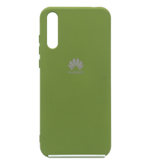 Силіконовий чохол Full Cover для Huawei Y8p 2020 forest green Protective my color