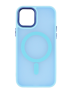 Чохол TPU+PC Space Magnetic Color with Magsafe для iPhone 12/12 Pro blue