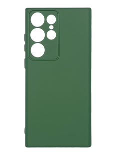 Силіконовий чохол Full Cover для Samsung S23 Ultra dark green Full Camera без logo