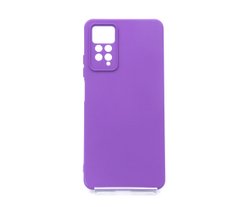 Силіконовий чохол Full Cover для Xiaomi Redmi Note 11Pro/Note11Pro 5G purple Full Camera без logo