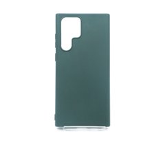 Силіконовий чохол WAVE Colorful для Samsung S22 Ultra forest green (TPU)