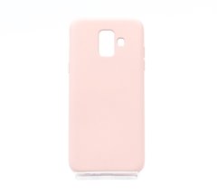 Силиконовый чехол Full Cover для Samsung A6 2018/A600 pink sand без logo