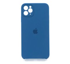 Силіконовий чохол Full Cover для iPhone 11 Pro Max navy blue Full lCamera
