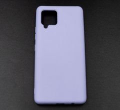 Силиконовый чехол Full Cover для Samsung A42 dasheen ( lilac) без logo