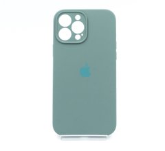 Силіконовий чохол Full Cover для iPhone 13 Pro Max pine green Full Camera