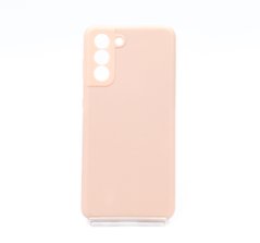 Силіконовий чохол Full Cover для Samsung S21 pink sand Full Camera без logo