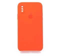 Силіконовий чохол Full Cover Square для iPhone X/XS red Camera Protective