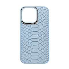 Чохол Kajsa Snake Pattern для iPhone 13 Pro Max sierra blue