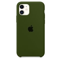 Силіконовий чохол Full Cover для iPhone 11 army green