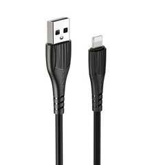 USB кабель Borofone BX37 Wieldy Lightning 2.4A/1m black