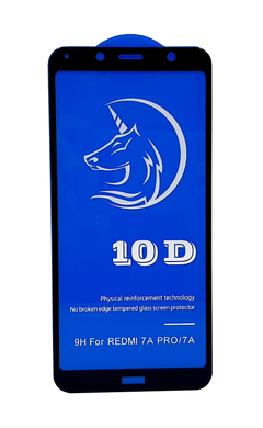 Захисне 10D скло Full Glue для Xiaomi Redmi 7A black SP
