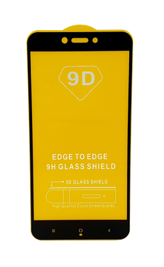 Защитное 9D стекло Full Glue для Xiaomi Redmi Note 4X black SP