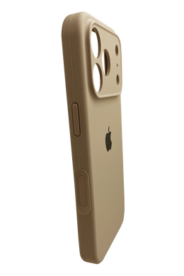 Силиконовый чехол Full Cover для iPhone 17 Pro desert gold Full Camera