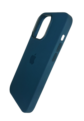 Силіконовий чохол with MagSafe для iPhone 13 Pro abyss blue 1:1 Smart animation