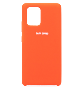 Силиконовый чехол Full Cover для Samsung S10 Lite red