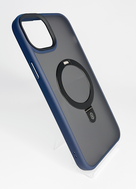 Чохол WIWU Magnetic Stand для iPhone 15 Plus blue ZMM-010